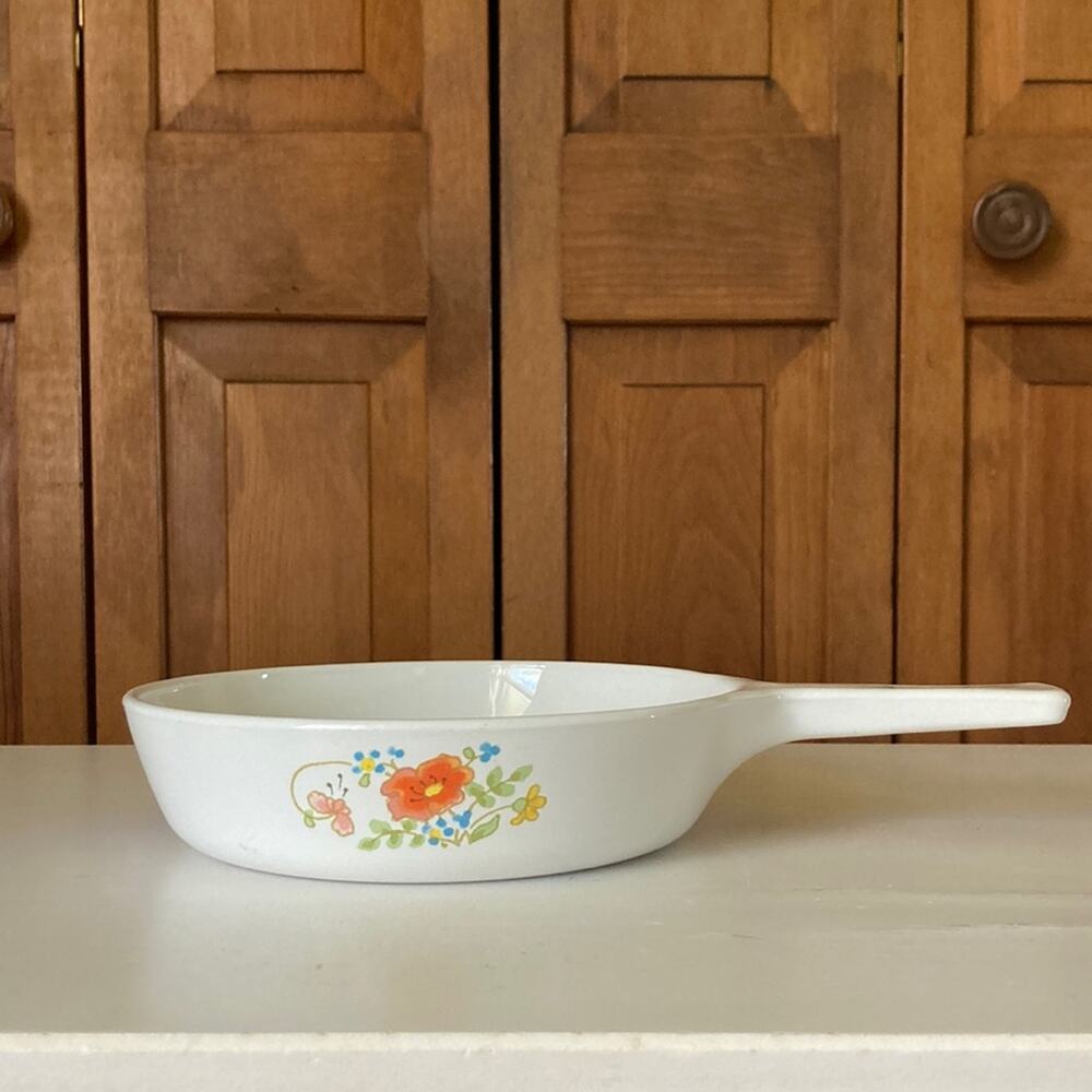 Vintage Corningware “Wildflower” Menuette Skillet, P-83-B